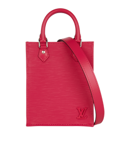 Petit Sac Plat Epi, Leather, Fuchsia, CA4290, S/B/DB, 3*